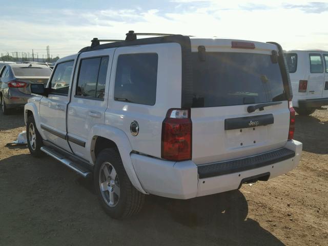 1J8HH48K19C502044 - 2009 JEEP COMMANDER WHITE photo 3
