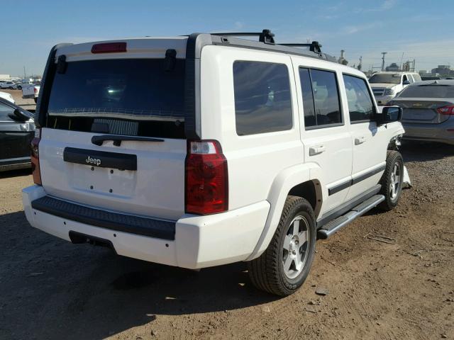 1J8HH48K19C502044 - 2009 JEEP COMMANDER WHITE photo 4