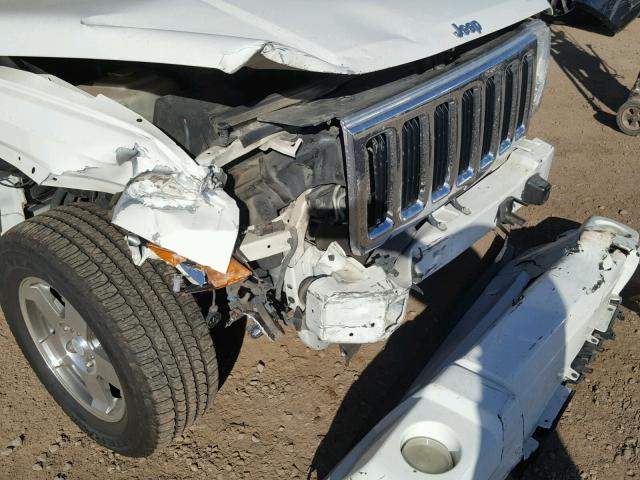 1J8HH48K19C502044 - 2009 JEEP COMMANDER WHITE photo 9