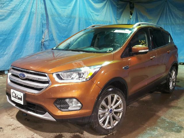 1FMCU9J91HUE31613 - 2017 FORD ESCAPE TIT ORANGE photo 2