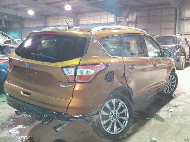 1FMCU9J91HUE31613 - 2017 FORD ESCAPE TIT ORANGE photo 4