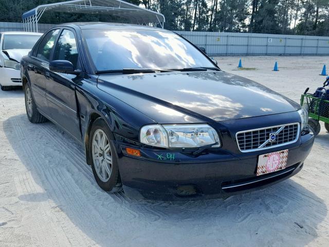 YV1TH59H941377089 - 2004 VOLVO S80 2.5T BLACK photo 1