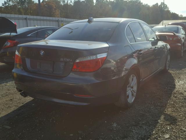 WBANV13589C150998 - 2009 BMW 528 XI CHARCOAL photo 4