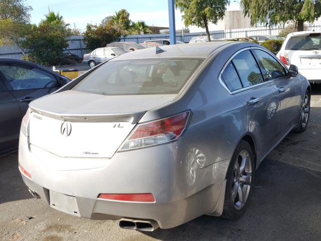 19UUA9E52AA003745 - 2010 ACURA TL SILVER photo 4