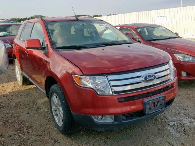 2FMDK48C88BA65492 - 2008 FORD EDGE SEL RED photo 1