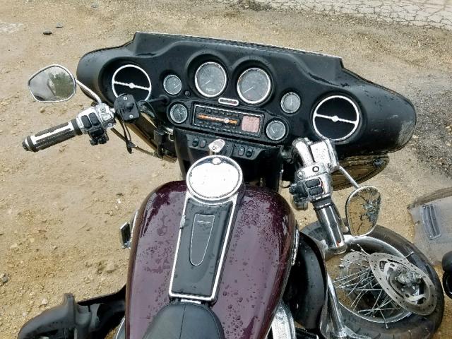 1HD1FCW165Y634442 - 2005 HARLEY-DAVIDSON FLHTCUI MAROON photo 5