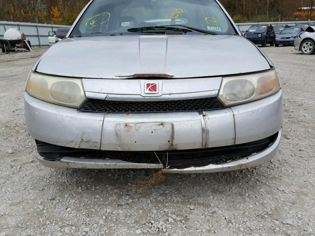 1G8AJ52F44Z220186 - 2004 SATURN ION LEVEL SILVER photo 9