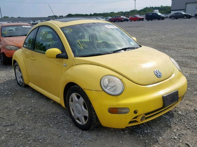 3VWCK21C31M466593 - 2001 VOLKSWAGEN NEW BEETLE ყვითელი ფოტო 1