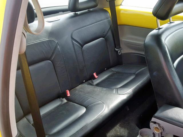 3VWCK21C31M466593 - 2001 VOLKSWAGEN NEW BEETLE ყვითელი ფოტო 6