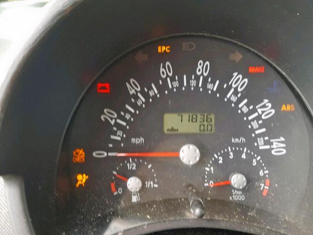 3VWCK21C31M466593 - 2001 VOLKSWAGEN NEW BEETLE ყვითელი ფოტო 8