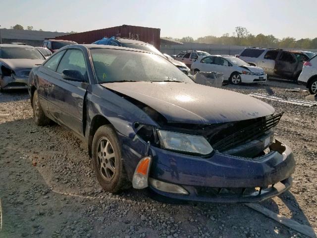 2T1CE22P12C013045 - 2002 TOYOTA CAMRY SOLA BLUE photo 1