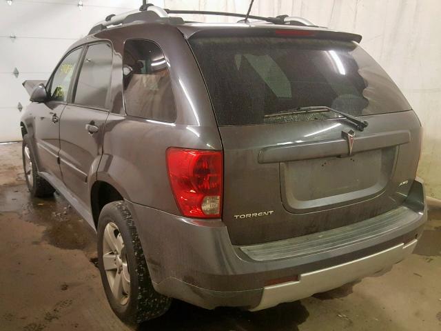 2CKDL73F376233852 - 2007 PONTIAC TORRENT GRAY photo 3