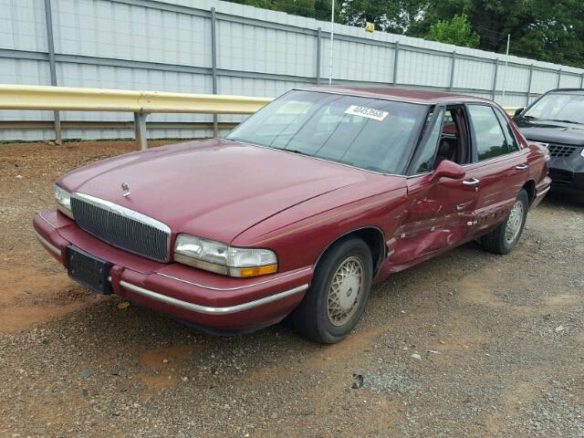 1G4CW52K6SH644481 - 1995 BUICK PARK AVENU MAROON photo 2