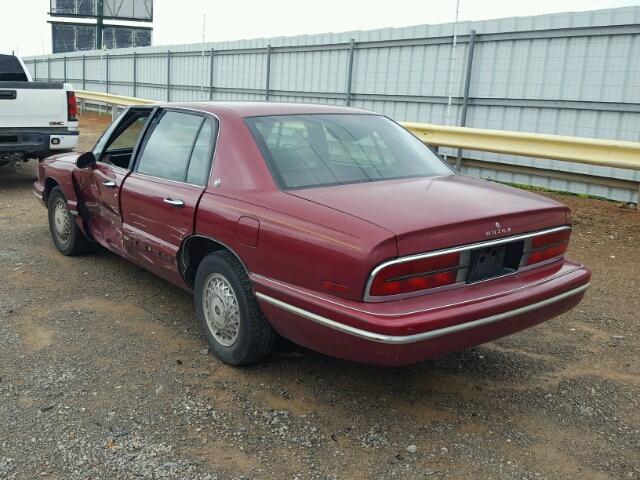 1G4CW52K6SH644481 - 1995 BUICK PARK AVENU MAROON photo 3