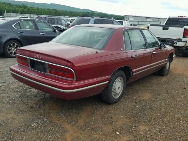 1G4CW52K6SH644481 - 1995 BUICK PARK AVENU MAROON photo 4