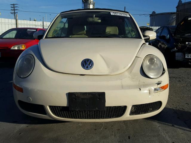 3VWRG31Y88M416019 - 2008 VOLKSWAGEN NEW BEETLE CREAM photo 9