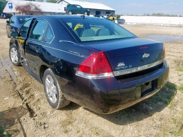 2G1WG5EK6B1272212 - 2011 CHEVROLET IMPALA LT BLACK photo 3