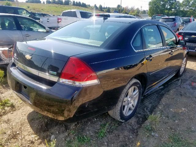 2G1WG5EK6B1272212 - 2011 CHEVROLET IMPALA LT BLACK photo 4