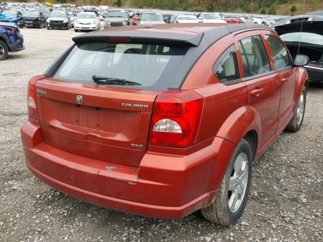 1B3HB48AX9D118775 - 2009 DODGE CALIBER SX ORANGE photo 4