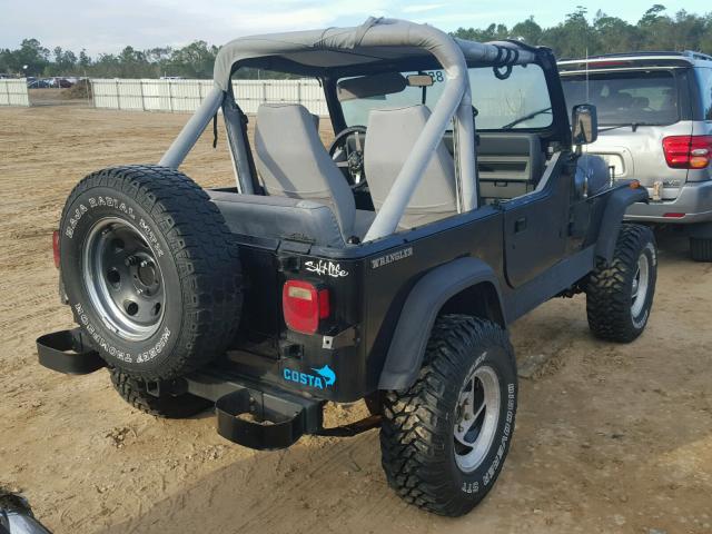 2J4FY19E8LJ531540 - 1990 JEEP WRANGLER / BLACK photo 4