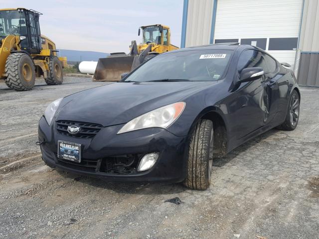 KMHHU6KH8BU059270 - 2011 HYUNDAI GENESIS CO BLACK photo 2