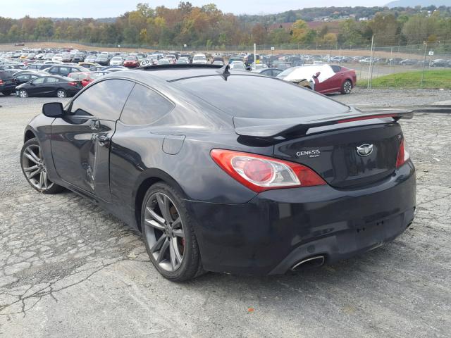 KMHHU6KH8BU059270 - 2011 HYUNDAI GENESIS CO BLACK photo 3