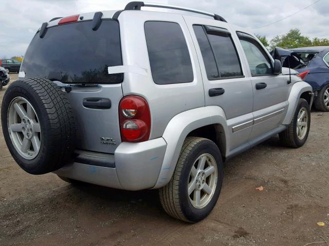 1J4GL58K05W622850 - 2005 JEEP LIBERTY LI SILVER photo 4