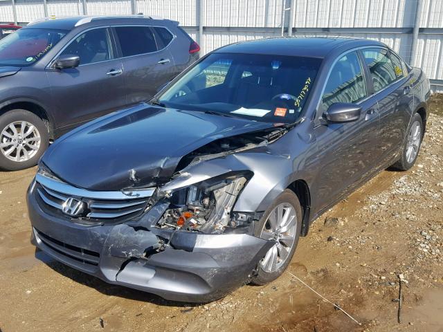 1HGCP2F81BA155544 - 2011 HONDA ACCORD EXL GRAY photo 2