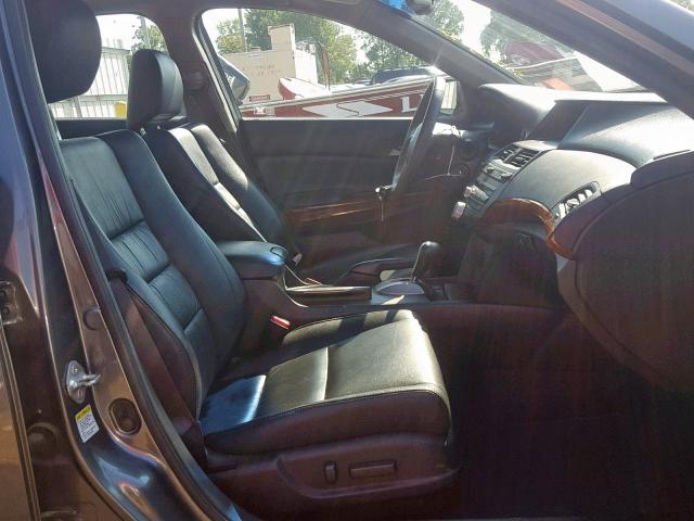 1HGCP2F81BA155544 - 2011 HONDA ACCORD EXL GRAY photo 5