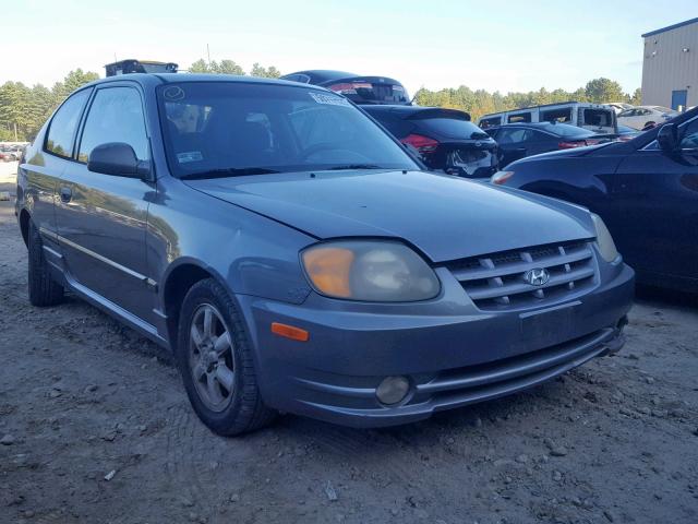 KMHCG35C74U280085 - 2004 HYUNDAI ACCENT GL GRAY photo 1