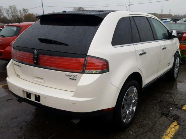 2LMDU88C38BJ40752 - 2008 LINCOLN MKX CREAM photo 4