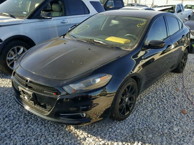 1C3CDFBA2DD346015 - 2013 DODGE DART SXT BLACK photo 2