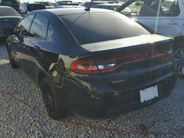 1C3CDFBA2DD346015 - 2013 DODGE DART SXT BLACK photo 3