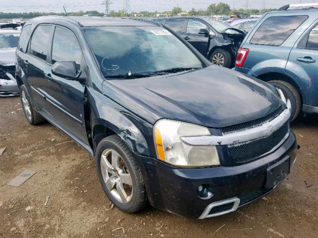 2CNDL537186033294 - 2008 CHEVROLET EQUINOX SP BLACK photo 1