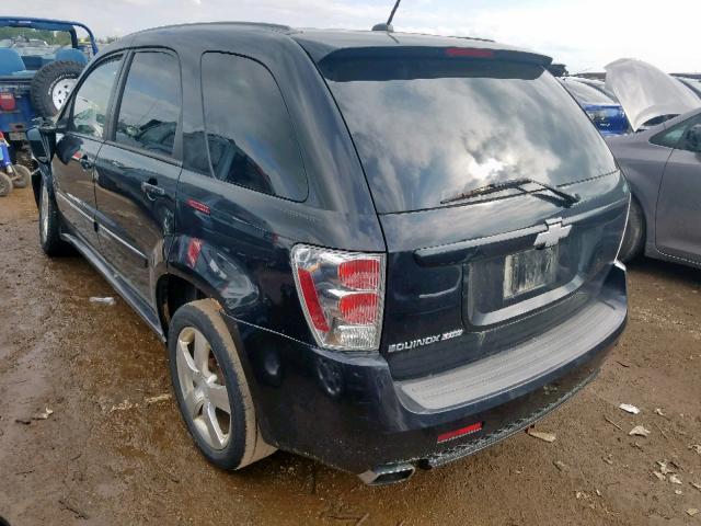 2CNDL537186033294 - 2008 CHEVROLET EQUINOX SP BLACK photo 3