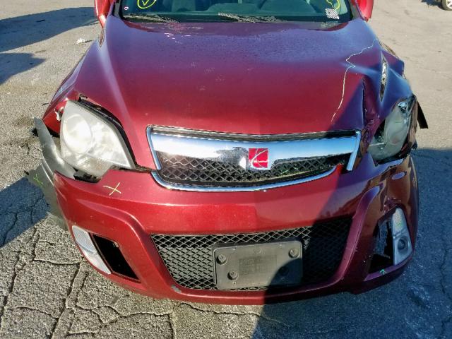 3GSCL13788S591691 - 2008 SATURN VUE REDLIN RED photo 9