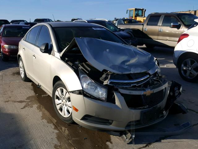 1G1PA5SH0E7254293 - 2014 CHEVROLET CRUZE LS CREAM photo 1