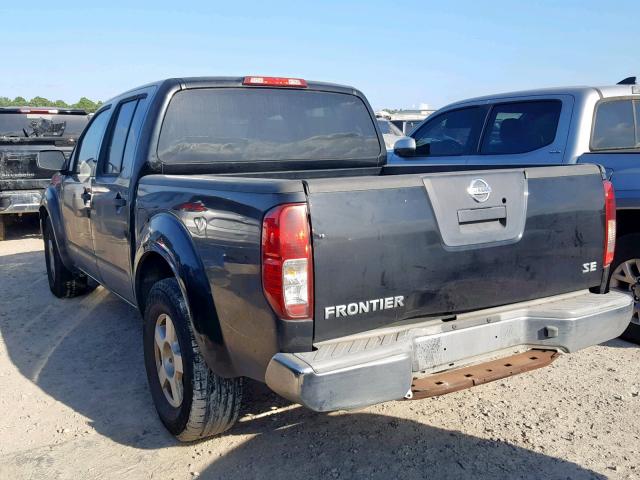 1N6AD07UX7C424695 - 2007 NISSAN FRONTIER C BLACK photo 3