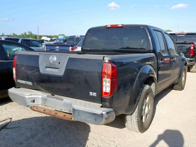 1N6AD07UX7C424695 - 2007 NISSAN FRONTIER C BLACK photo 4