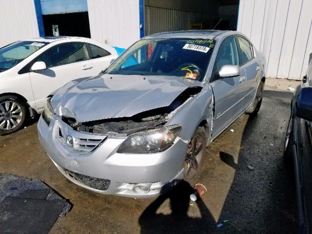 JM1BK123051221339 - 2005 MAZDA 3 S SILVER photo 2