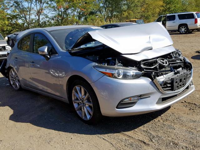 JM1BN1L35H1145949 - 2017 MAZDA 3 TOURING SILVER photo 1