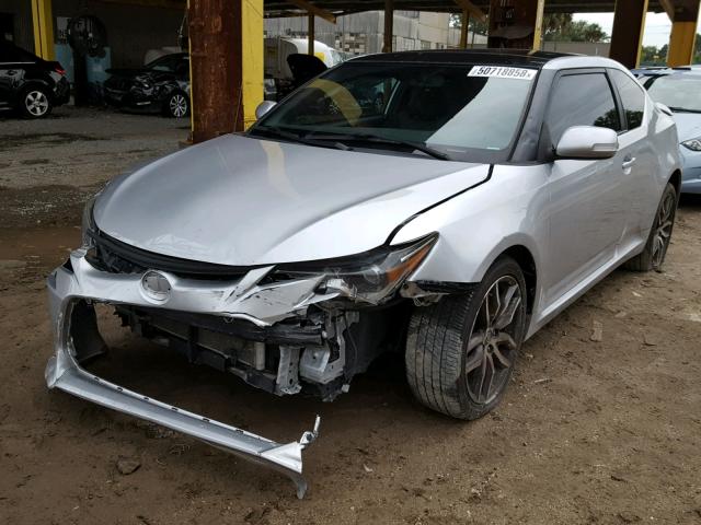 JTKJF5C75E3070407 - 2014 TOYOTA SCION TC ვერცხლისფერი ფოტო 2