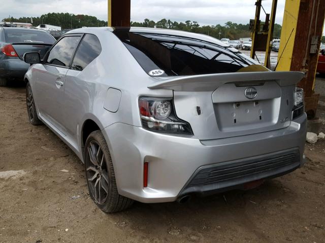 JTKJF5C75E3070407 - 2014 TOYOTA SCION TC ვერცხლისფერი ფოტო 3
