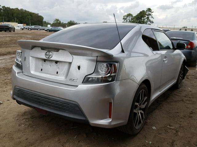 JTKJF5C75E3070407 - 2014 TOYOTA SCION TC ვერცხლისფერი ფოტო 4