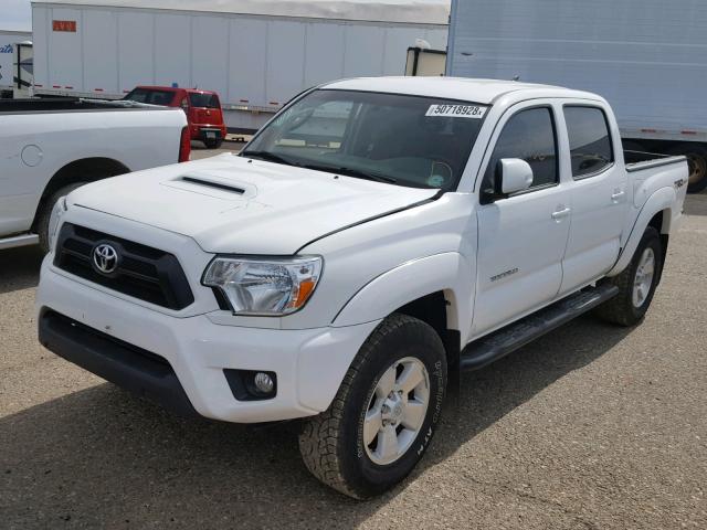 3TMLU4EN6EM134237 - 2014 TOYOTA TACOMA DOU თეთრი ფოტო 2