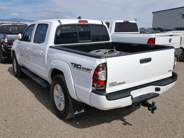 3TMLU4EN6EM134237 - 2014 TOYOTA TACOMA DOU თეთრი ფოტო 3