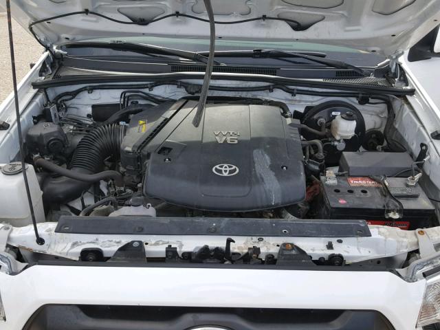 3TMLU4EN6EM134237 - 2014 TOYOTA TACOMA DOU თეთრი ფოტო 7