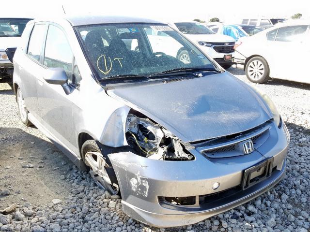 JHMGD38638S050029 - 2008 HONDA FIT SPORT SILVER photo 1