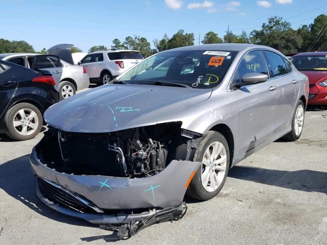 1C3CCCAB6GN154560 - 2016 CHRYSLER 200 LIMITE SILVER photo 2