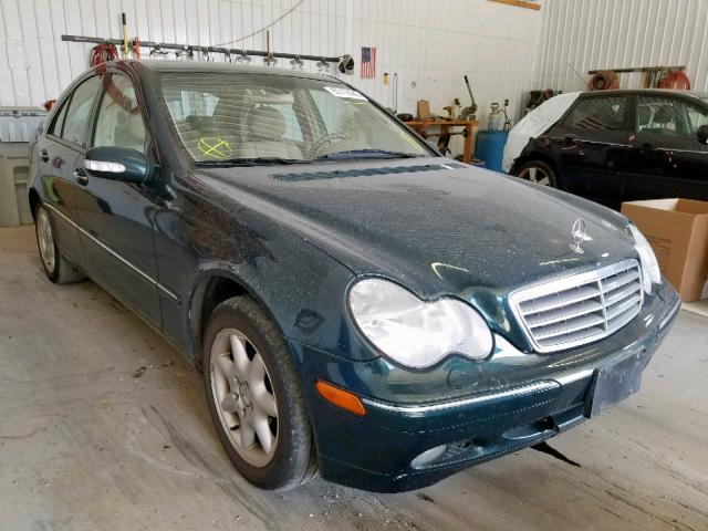 WDBRF64J32E009226 - 2002 MERCEDES-BENZ C 320 GREEN photo 1